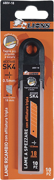 LAME LIONS A SPEZZARE MM.18 ART.680V-18           