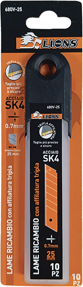 LAME LIONS A SPEZZARE MM.25 ART.680V-25           