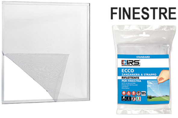 ZANZARIERA IRS A STRAPPO ECCO FINESTRE            