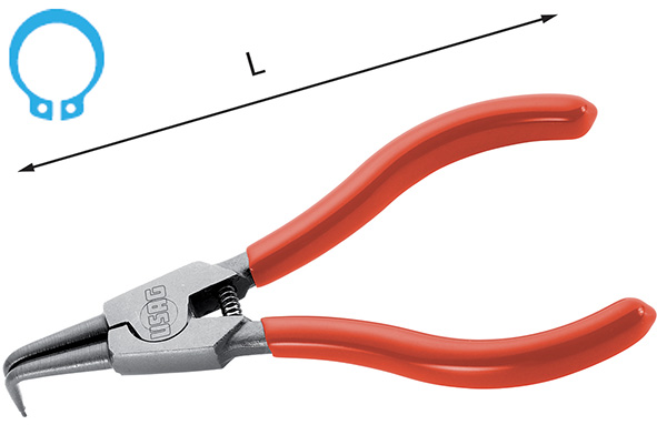 PINZE ANELLI ELASTICI EST. B.PIEGATI USAG 128 CP  