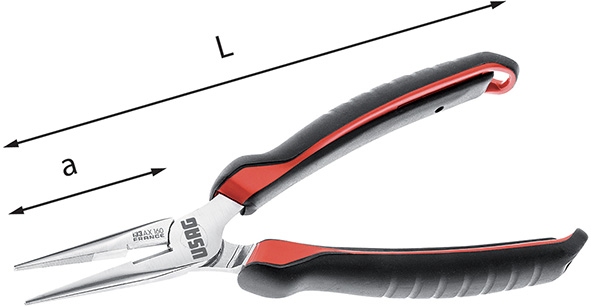 PINZE B.MEZZOTONDI LUNGHI DIRITTI USAG 133 AX     