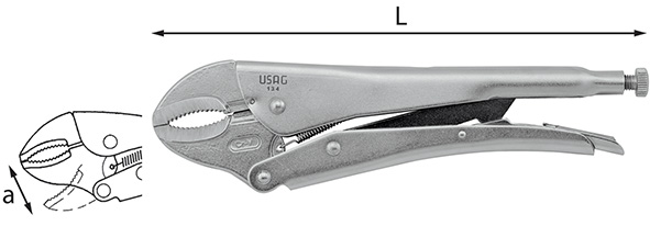 PINZE REGOLABILI AUTOBLOCCANTI USAG 134           