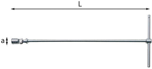 CHIAVI A T SNODATE BOCCA ESAGONALE USAG 276 CE    