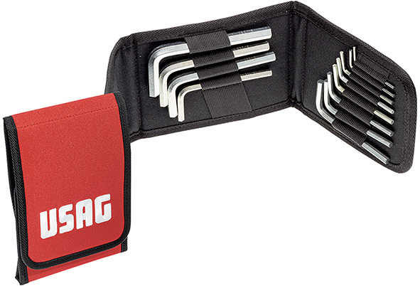 CHIAVI MASCHIO ESAGONALE PIEGATE USAG 280 SE12    