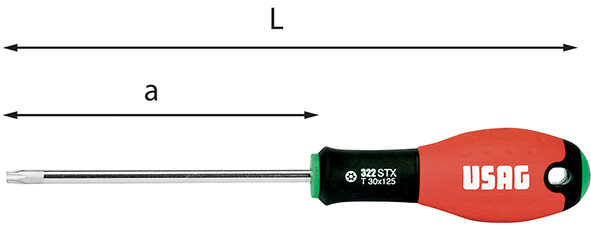 CACCIAVITI PER VITI TORX FORATE USAG 322 STX      