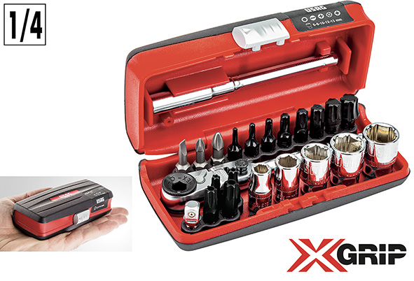 CHIAVI A BUSSOLA USAG 609 1/4 SKX  ASS.PZ.23 XGRIP