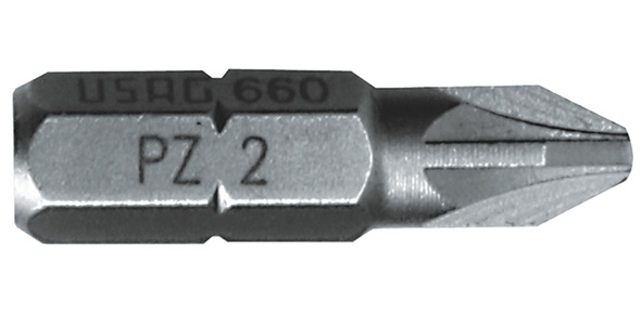 INSERTI 1/4 VITI CROCE POZIDRIV USAG 660 PZ       