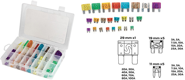FUSIBILI AUTO ASS. PZ.8 8 NEO TOOLS 11-993        