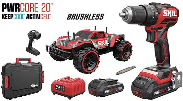 TRAPANI PERC. BATTERIA SKIL 3075RC + AUTO RALLY   