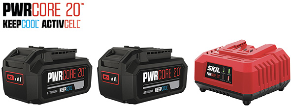 ENERGYPACK SKIL 3112BA CARICABAT. + 2 BAT. 4,0AH  