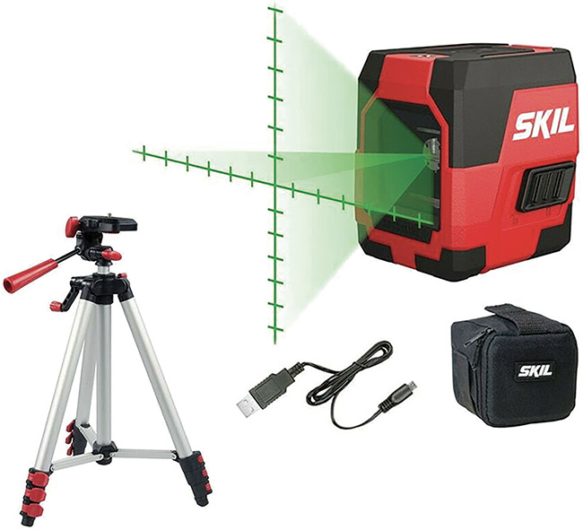 LIVELLE LASER VERDE A CROCE SKIL 1911DA           