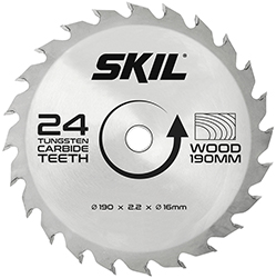 LAME SKIL PER SEGHE CIRCOLARI 24DT MM.190         