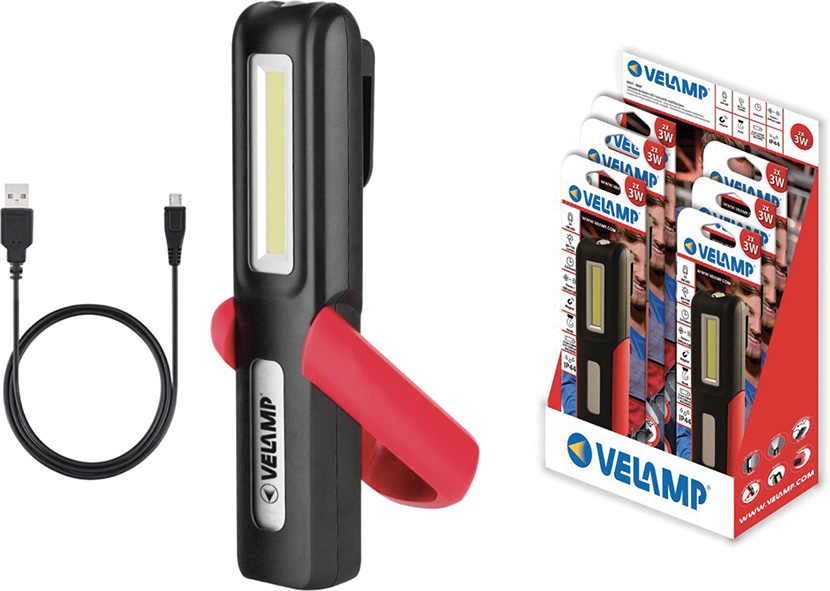 TORCE VELAMP LED RICARICABILE DAVY IR471          