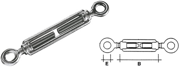 TENDITORI ZINCATI A DUE OCCHI                     