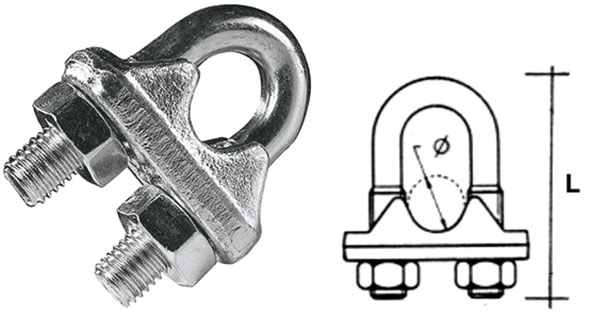 MORSETTI A CAVALLOTTO ZINCATI                     