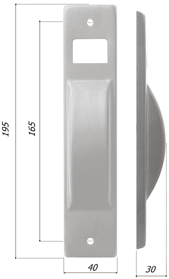 PLACCHE ALLUM. ARGENTO X AVVOLGITORI SEMINC. MT.6 