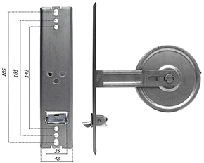 AVVOLGITORI TAPP. REGOLABILE CON 3 INTERASSI MT.12
