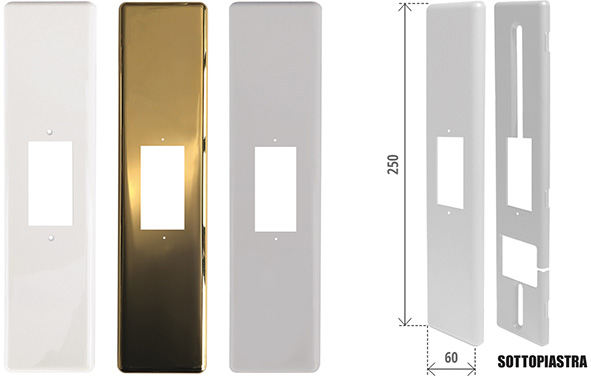 PLACCHE FAST ABS CON PIASTRA PER INTERRUTTORE     
