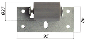 RULLO RINVIO NYLON TAPPARELLE ART.1016 MM.95      