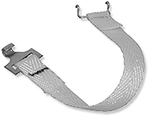 ATTACCO AL RULLO TAPP.INFILATE GANCIO ZINCATO     