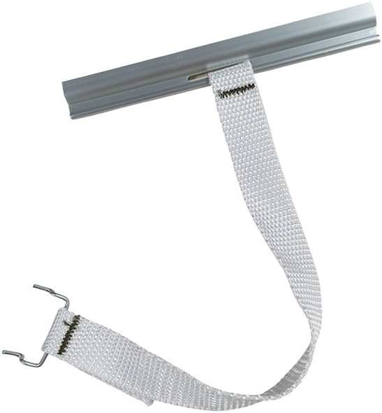 ATTACCO AL RULLO TAPP.INFILATE GANCIO ALLUMINIO   