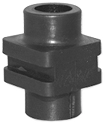 BOCCOLA DOPPIA PVC PER SUPPORTO BIFORO            