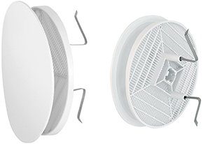 GRIGLIE ESTETICHE CON MOLLE TONDE CON RETE        