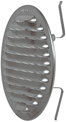 GRIGLIE CON MOLLE TONDE ALLUMINIO CON RETE        