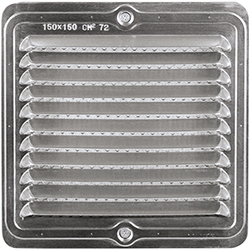 GRIGLIE APPOGGIO QUADRE ALLUMINIO CON RETE        