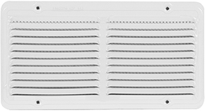 GRIGLIE APPOGGIO RETTANGOLARI ALLUM.BIANCO C/RETE 