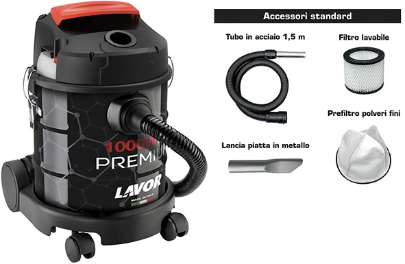 ASPIRACENERE LAVOR ASHLEY 1000 PREMIUM EVO        