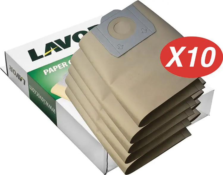 SACCHI CARTA RIC. X LAVOR WTP50XE CONF. PZ.10     