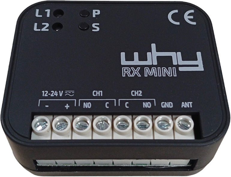 RICEVENTE RADIOCOMANDI MULTIFREQUENZA WHY RX MINI 