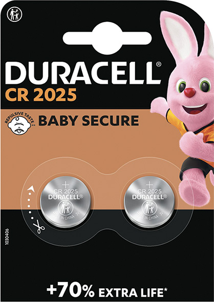 PILE DURACELL PASTIGLIA 2025 PZ.2                 