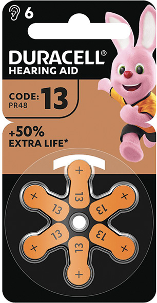 PILE DURACELL ACUSTICA 13 ARANCIO                 