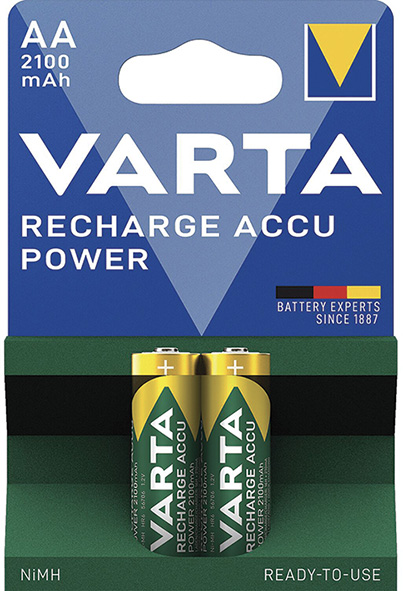 PILE VARTA RICARICABILI STILO AA 2100 MAH         