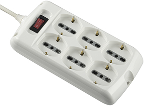 MULTIPRESE ELECTRALINE 62060 BIANCA QUADRA 6P+INT 