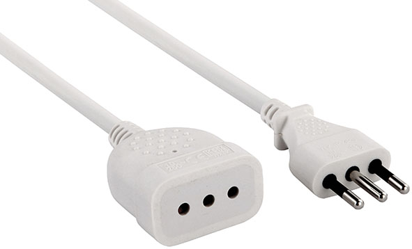 PROLUNGHE ELECTRALINE LINEARI 10A BIANCHE         