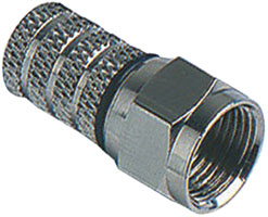 CONNETTORE PER CAVO TV USO SATELLITE              