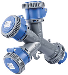 MOLTIPLICATORI VB BLU 3 PRESE IP67                