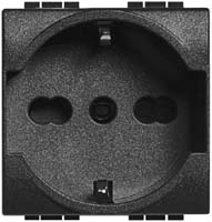 PRESE BIPASSO+SCHUKO BTICINO SERIE LIVING LIGHT   