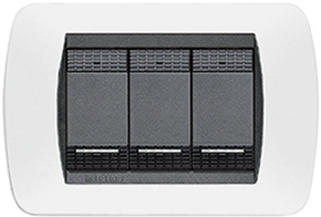 PLACCHE TECNOPOLIMERO BTICINO LIVING LIGHT BIANCHE