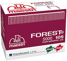 PUNTI METALLICI FOREST IN SCATOLA                 