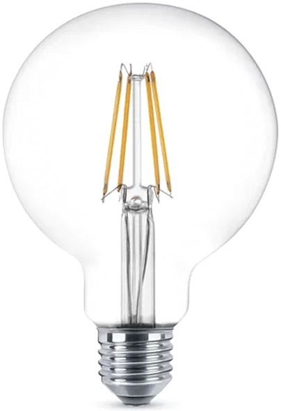 LAMPADE NOVA WIRELED GLOBO G125 CHIARA E27        