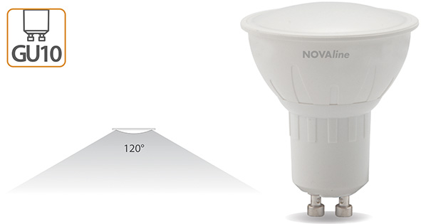 LAMPADE NOVA LED SPOT GU10 220V FASCIO 120        