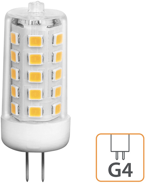 LAMPADE NOVA LED BISPINA G4 12V CERAMICA 3W       
