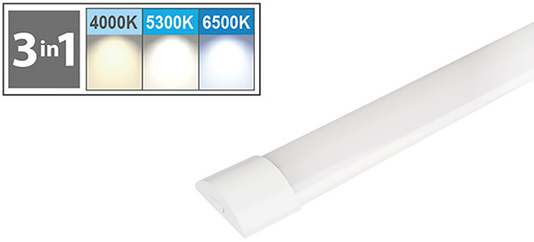 PLAFONIERE NOVA LED LINEARE TRI-WHITE             