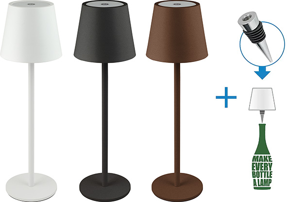 LAMPADE NOVA DA TAVOLO LED TRI-WHITE MOD.ALBA     