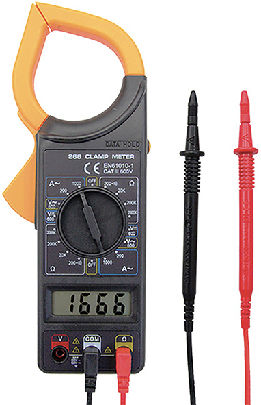 TESTER DIGITALE C/PINZA AMPER. ELECTRALINE 59505  