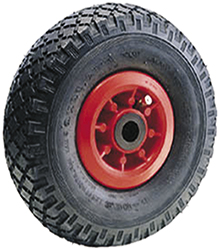 RUOTE CARRELLI PNEUMATICHE FLANGIA IN PLASTICA    